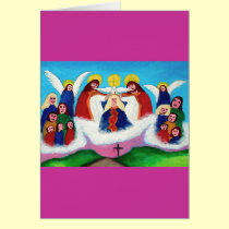 Mary In Heaven cards