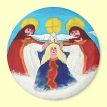 Mary In Heaven magnets