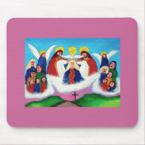 Mary In Heaven mousepads