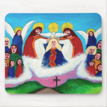 Mary In Heaven mousepads