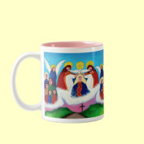 Mary In Heaven mugs