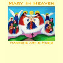 Mary In Heaven t-shirts