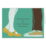 Mary Janes & Sneakers (Mint) Thank You Card