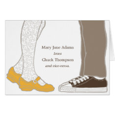 Mary Janes & Sneakers Thank You Card