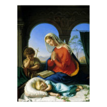 Mary, Jesus, & John the Baptist Poster posters by KitteasGallery Mary, Jesus, & John the Baptist Poster posters