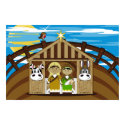 Mary, Joseph & Jesus Poster posters by markmurphycreative Mary, Joseph & Jesus Poster posters