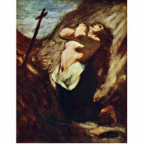 Mary Magdalene By Daumier Honoré Cut Out