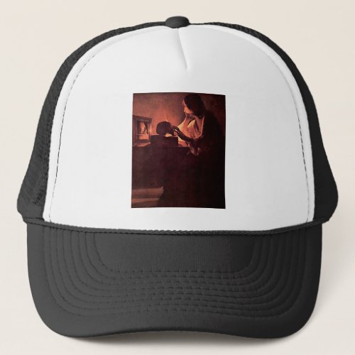 Mary Magdalene by Georges de La Tour Mesh Hat