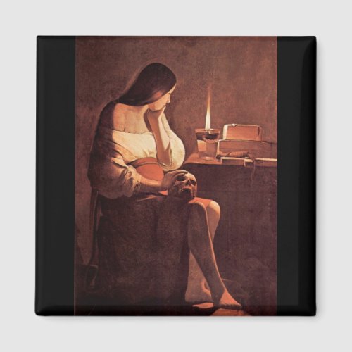 Mary Magdalene by Georges de La Tour Fridge Magnets