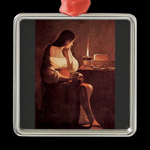 Mary Magdalene by Georges de La Tour Christmas Ornament