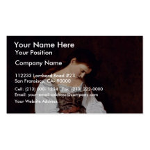 Mary Magdalene By Michelangelo Merisi Da Caravaggi Business Card
