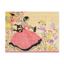 Mary, Mary, Quite Contrary postcards