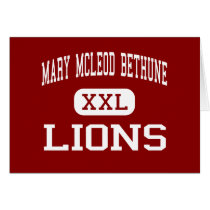 Mary McLeod Bethune - Lions - Middle - Decatur cards by customteamsportswear Mary McLeod Bethune - Lions - Middle - Decatur cards