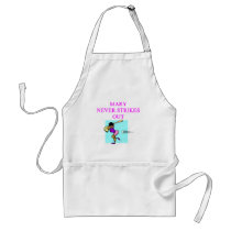 MARY never strikes out aprons by jimbuf MARY never strikes out aprons