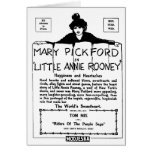 Mary Pickford Little Annie Rooney 1925 Greeting Card