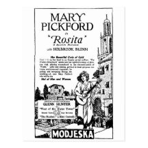 Mary Pickford Rosita 1924 Post Card
