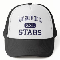 Mary Star Of The Sea - Stars - High - San Pedro hats by customteamsportswear Mary Star Of The Sea - Stars - High - San Pedro hats