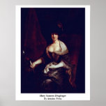 Mary Susanne Dinglinger By Antoine Pesne Posters