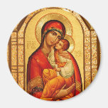 Mary The God-Bearer Fridge Magnet