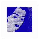 MARY the MODERN (blue) by CR SINCLAIR posters