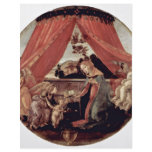 Mary With Baby Jesus And Three Angels Tondo flyers