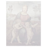 Mary With Christ Child And John The Baptist, letterhead