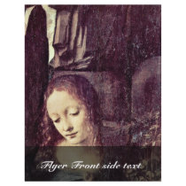 Mary With Christ Child St. John The Baptist As A Personalized Flyer