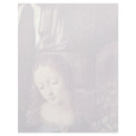 Mary With Christ Child St. John The Baptist As A Letterhead Design