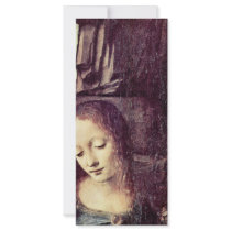Mary With Christ Child St. John The Baptist As A Customized Rack Card