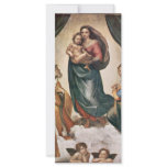 Mary With Christ Child St. Pope Sixtus Ii And St. rack cards