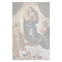 Mary With Christ Child St. Pope Sixtus Ii And St. Custom Stationery