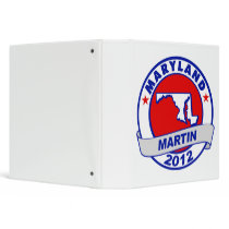 Maryland Andy Martin Vinyl Binders