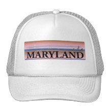 Maryland Chesapeake Bay Scene Trucker Hat