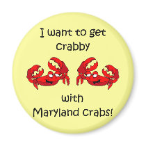 Maryland crabs magnets by barbecueboutique Maryland crabs magnets