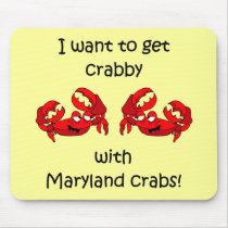 Maryland crabs mousepads by barbecueboutique Maryland crabs mousepads