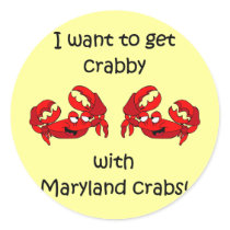 Maryland crabs stickers by barbecueboutique Maryland crabs stickers