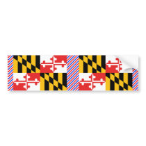 Maryland Flag Bumper Sticker