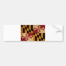 Maryland Flag Bumper Sticker