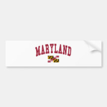 Maryland Flag Bumper Sticker