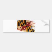 Maryland Flag Bumper Stickers