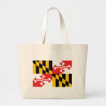 Maryland Flag Canvas Bags