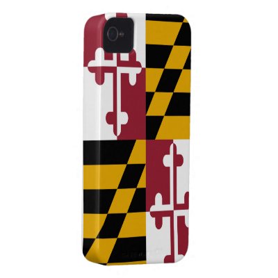 Maryland Flag CASEMATE BARELY THERE - iphone 4/4S Iphone 4 Case-mate Cases