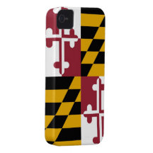 Maryland Flag iPhone 4 Case-Mate Cases