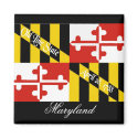 Maryland Flag Magnet by deesbasenjis Maryland Flag Magnet