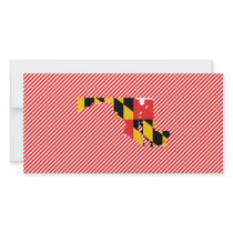 Maryland Flag Map photo cards