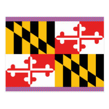Maryland Flag Post Card