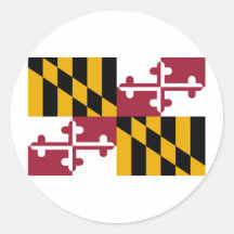Maryland Flag Sticker