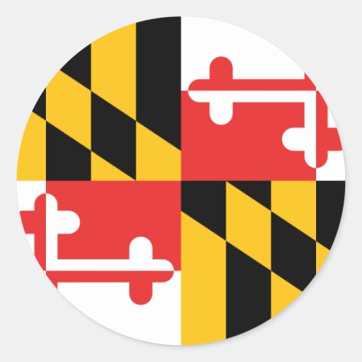 Maryland Flag Sticker