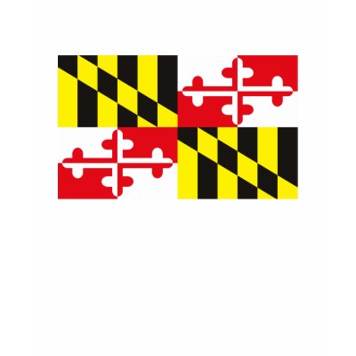 Maryland Flag T-shirt by FlagTshirts