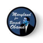 Maryland for Barack Obama Buttons